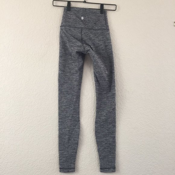 Lululemon Athletica Gray Herringbone Leggings - Picture 4 of 9